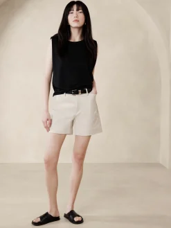 Stretch-Cotton Icon Short