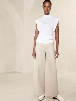 Stretch-Cotton Icon Trouser