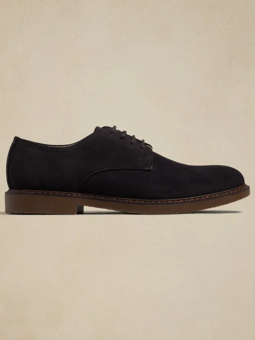 Suede Casual Derby Shoe