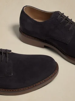 Suede Casual Derby Shoe