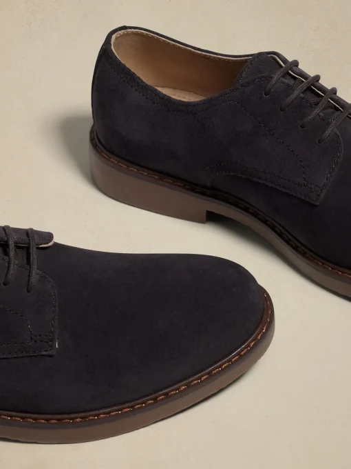 Suede Casual Derby Shoe
