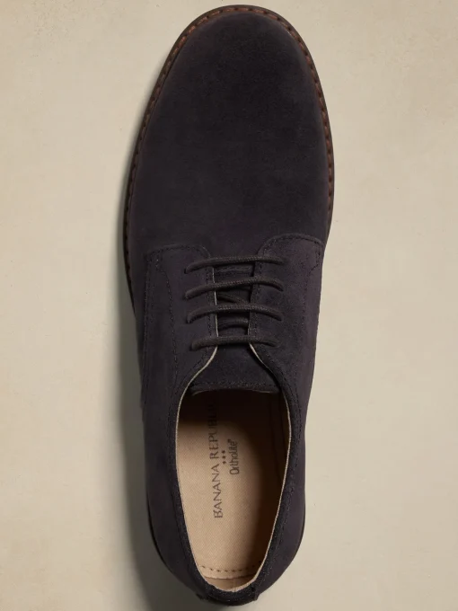 Suede Casual Derby Shoe