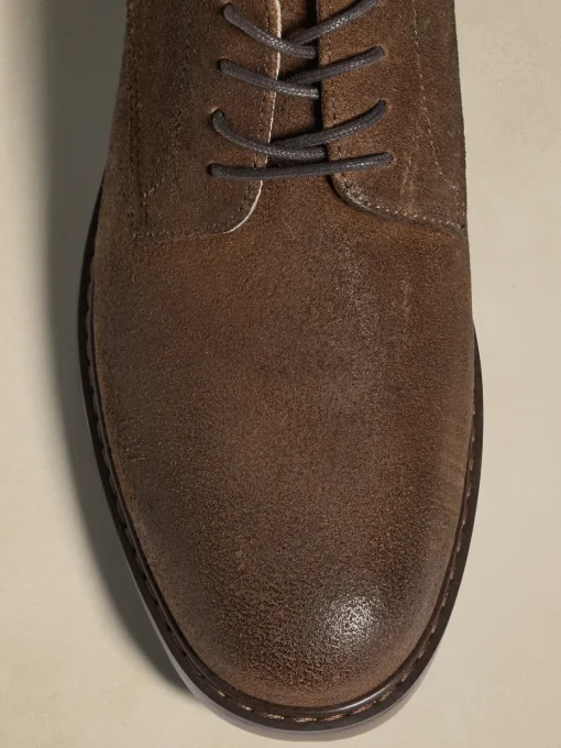 Suede Casual Derby Shoe
