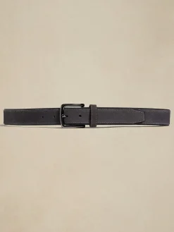 Suede Overlay Belt
