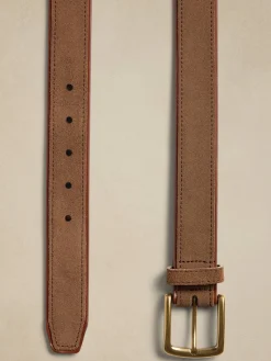 Suede Overlay Belt