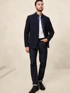 Tailored Fit Glen Plaid Jacket