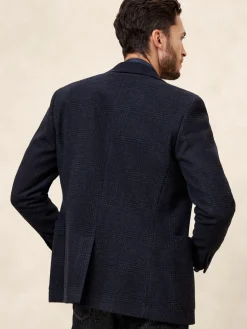 Tailored Fit Glen Plaid Jacket