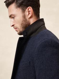 Tailored Fit Glen Plaid Jacket