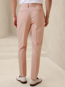 Tailored-Fit Melange Suit Trouser