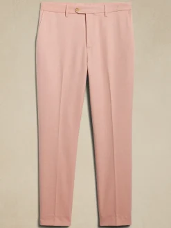 Tailored-Fit Melange Suit Trouser