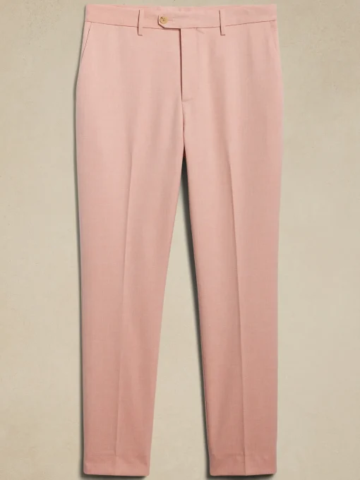 Tailored-Fit Melange Suit Trouser
