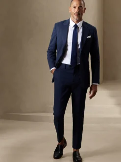 Tailored-Fit Pinstripe Suit Trouser