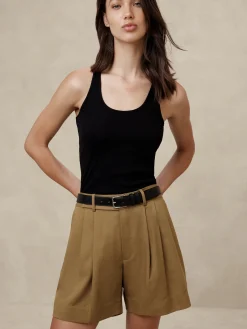 Tencel™ Pleated Short
