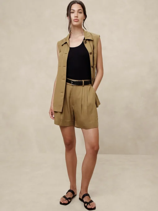 Tencel™ Pleated Short