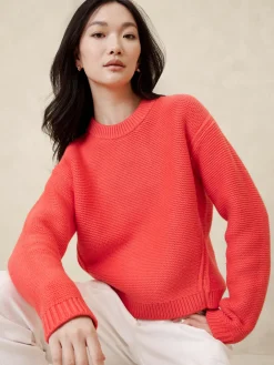 Textured Stitch Pullover Sweater