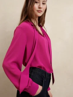 Tie-Front Blouse