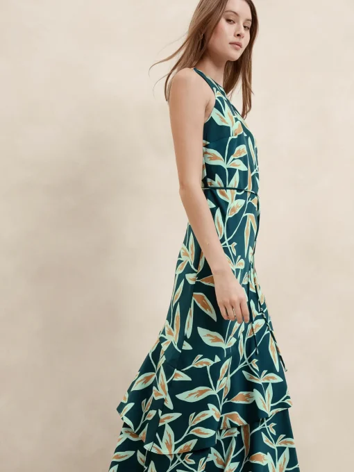 Tiered Midi Dress