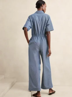 Tie-Waist Jumpsuit