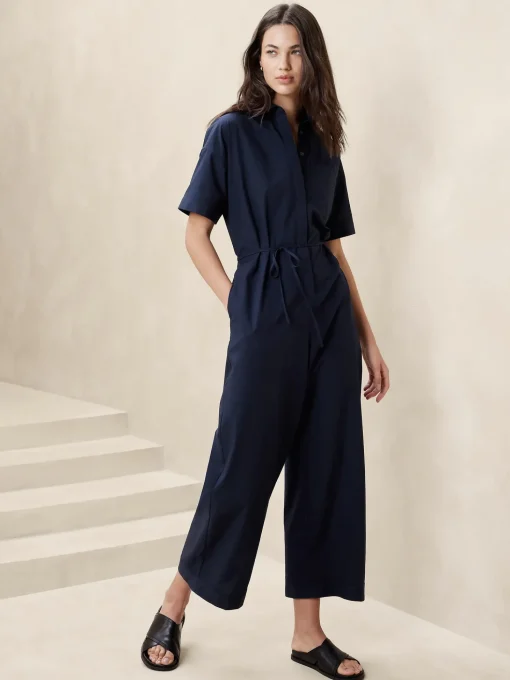 Tie-Waist Jumpsuit