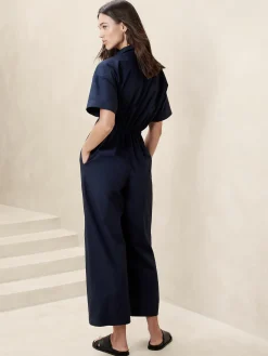 Tie-Waist Jumpsuit