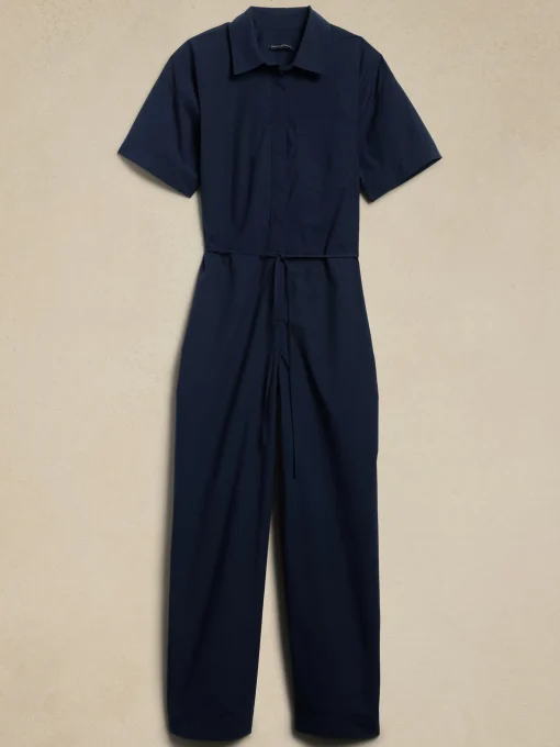 Tie-Waist Jumpsuit