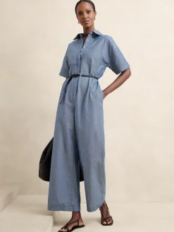 Tie-Waist Jumpsuit