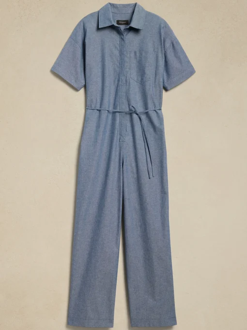 Tie-Waist Jumpsuit