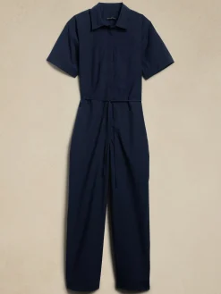 Tie-Waist Jumpsuit