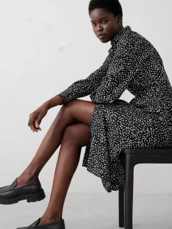 Tie-Waist Midi Shirtdress