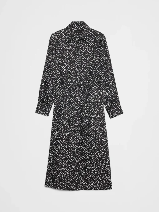 Tie-Waist Midi Shirtdress