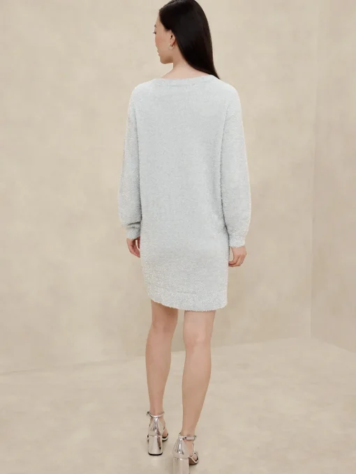 Tinsel Mini Sweater Dress