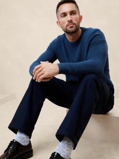 Tuck Stitch Pullover Sweater