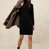 Turtle-Neck Sweater Dress
