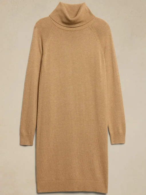 Turtle-Neck Sweater Dress