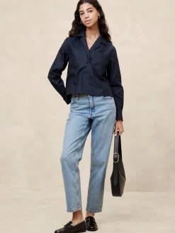 Twill Collared Pocket Shirt