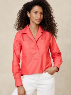 Twill Collared Pocket Shirt