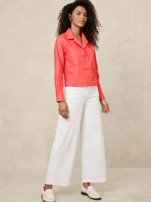 Twill Collared Pocket Shirt