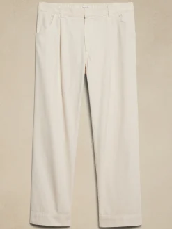 Twill Straight Pull-On Pant