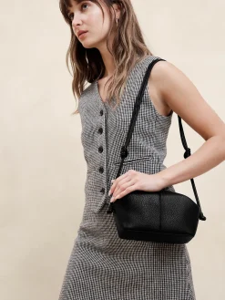 Vegan Leather Crossbody Bag