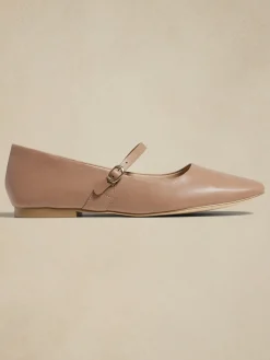 Vegan Leather Maryjane Ballet Flat