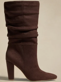 Vegan Leather Slouchy Boot