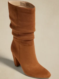 Vegan Leather Slouchy Boot