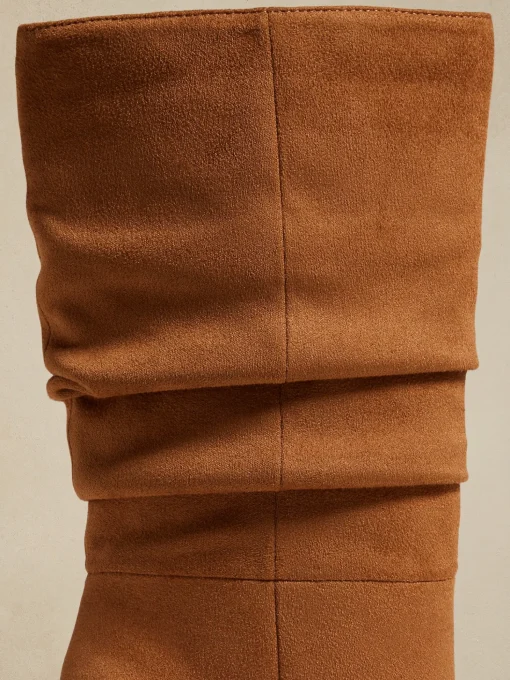 Vegan Leather Slouchy Boot