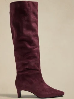Vegan Tall Slouch Boot