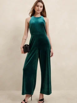 Velvet Knit Jumpsuit