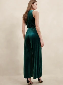 Velvet Knit Jumpsuit