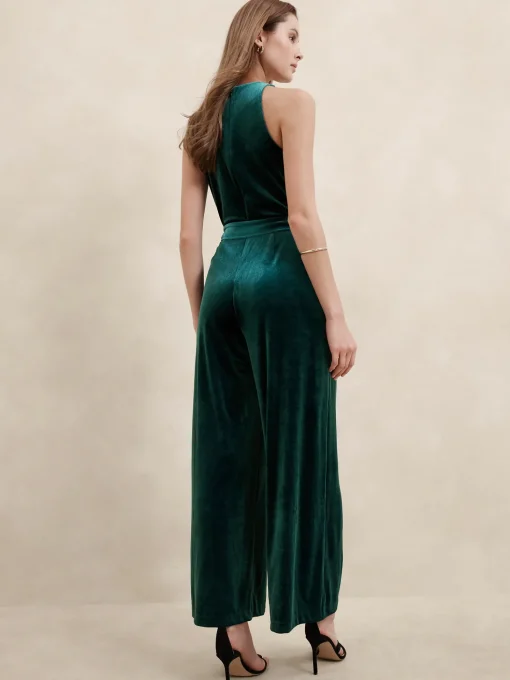 Velvet Knit Jumpsuit