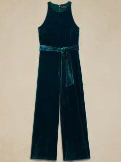 Velvet Knit Jumpsuit