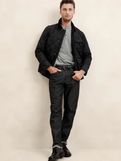 Waffle Knit Thermal Henley