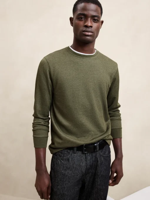 Waffle Knit Thermal Shirt